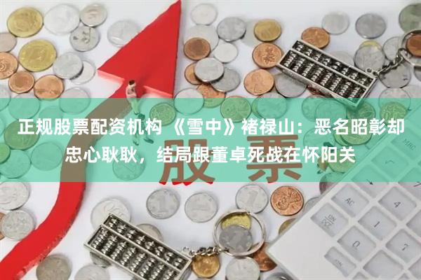 正规股票配资机构 《雪中》褚禄山：恶名昭彰却忠心耿耿，结局跟董卓死战在怀阳关