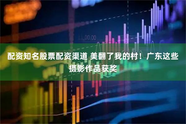 配资知名股票配资渠道 美翻了我的村！广东这些摄影作品获奖